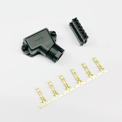 Yaskawa SM-J17s SM-J27S SM-J37S JZSP-C7M9-1-E SM-J17S-06FMH-7KL-M-CF 6P Power Servo Cable Connector