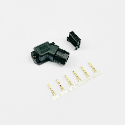 Yaskawa SM-J17s SM-J27S SM-J37S JZSP-C7M9-1-E SM-J17S-06FMH-7KL-M-CF 6P Power Servo Cable Connector