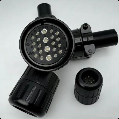 Fanuc four-axis line connector MS3108A28-11S AD25 nylon corrugated tube adapter 22 pins