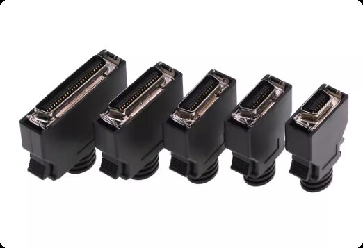 Latch-Type Servo Motor Connector Moog ITT SCSI MDR for Industrial Automation