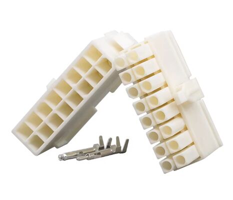 4145 Connector Plug for Servo Motor Terminals, Wire Connector Male and Female Terminal, Plastic Housing, 10 Pins