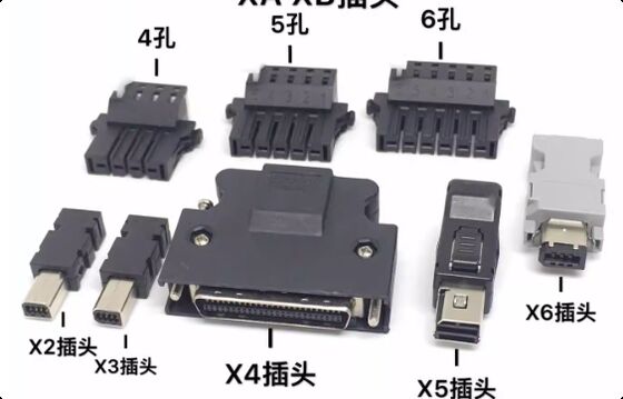 Applicable for Panasonic A4A5A6 servo encoder cable, motor power line plug connector DV0P4380 connector
