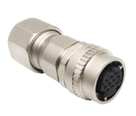 Servo Motor Connector with 10PIN Insulation Resistance and Silver/Gold Contact Plating for Wide Temperature Range (-40℃ to +105℃)