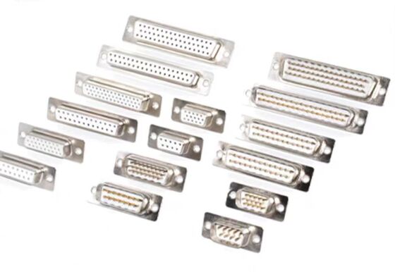 DB9/15/25/37 connectors, DB50/HDB26/44 male and female COM port 9-pin RS232/485 serial connectors