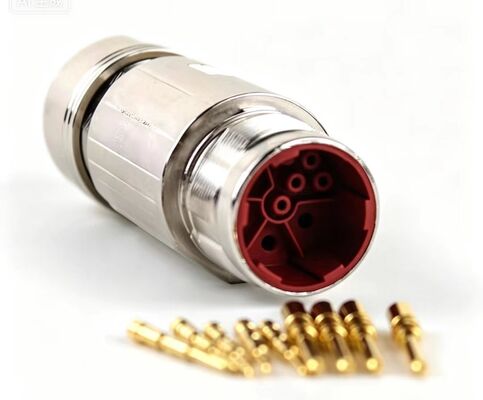 6FX2003 Servo Motor Connector with Silver and Gold-plated Pins 1000V Voltage Rating for Industrial Automation