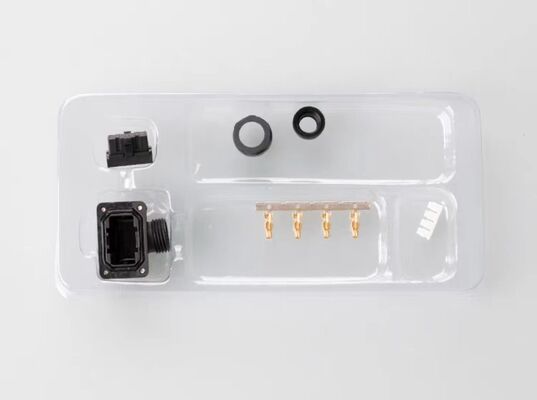 Mitsubishi Servo Motor Connector with Encoder Brake for Industrial Automation Featuring Multiple Pin Configurations and High Current Rating